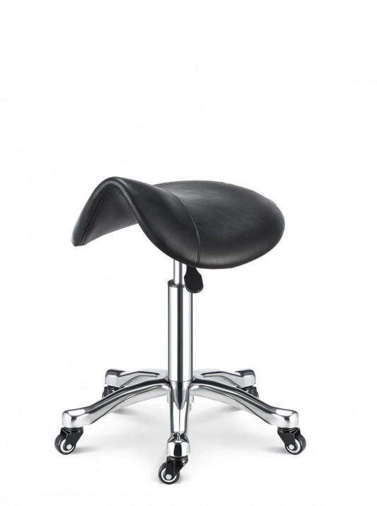 Hydraulic Saddle Stool w/ Metal Base - SpaSupply