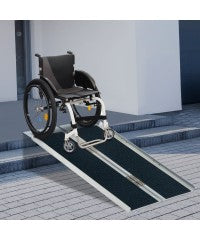 Physiotherapy Ramp 5ft Foldable Portable Wheelchair Ramp Scooter Mobility Easy Access ...