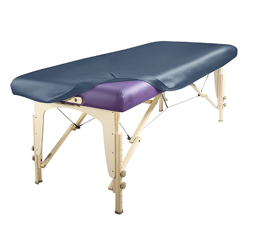 Universal Fitted PU Vinyl Ultra-Durable Protection Cover for Massage Tables (2 Pack)