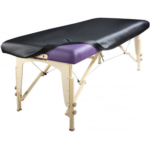 Universal Fitted PU Vinyl Ultra-Durable Protection Cover for Massage Tables (2 Pack)